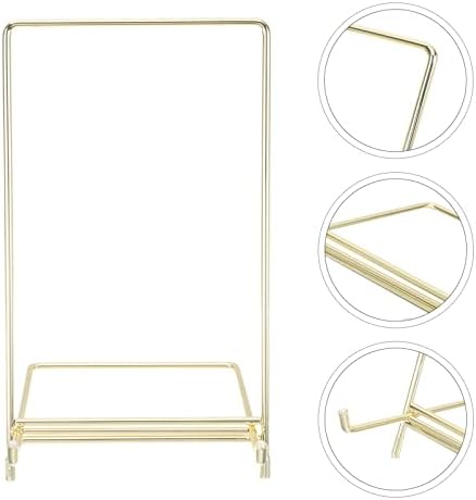 Minimalist Recipe Holder Art Display Stand Stainless Steel Table Stand