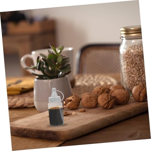 4PCS Portable Jam and Dressing Squeeze Bottles Condiment Dispenser Set Kitchen Essential
