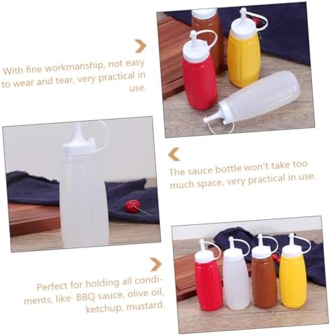 Durable Leak-Proof Squeeze Bottle for Kitchen Convenience