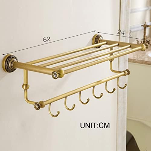 Antique Copper Bath Towel Rack