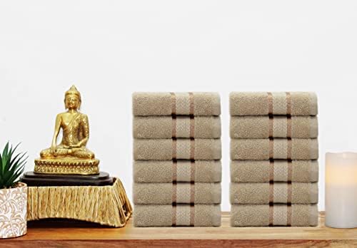Premium 12-Pack Ultra Soft Cotton Washcloths