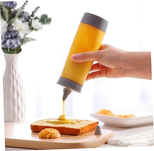 3-Piece Mustard Ketchup and Salsa Squeeze Dispenser for BBQ
