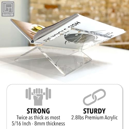Baseline IGR Medium Clear Acrylic Book Stand