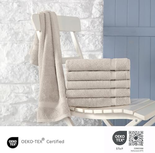 SALBAKOS Premium 6 Piece Hand Towels Set