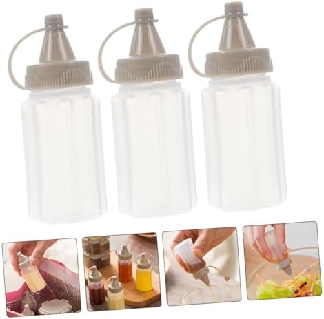 Childweet 12-Piece Condiment Squeeze Bottles Portable Sauce Dispensers
