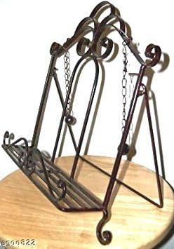 Iron Cookbook Stand Book Holder Easel 1