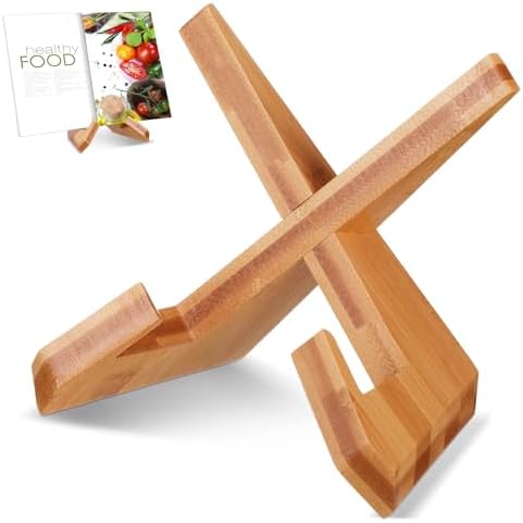 Bamboo Cooking Stand for the Kitchen Rustic and Functional Design