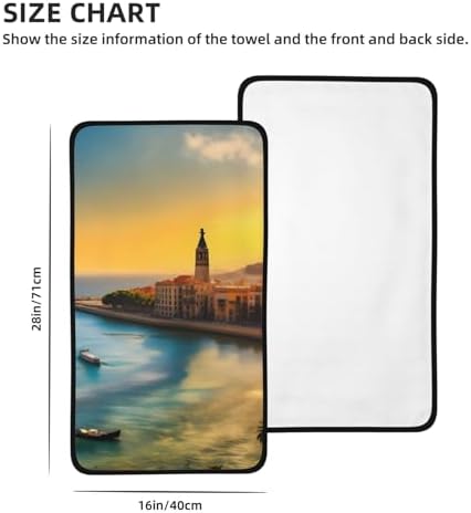 Sunset Velvet Towel 16x28