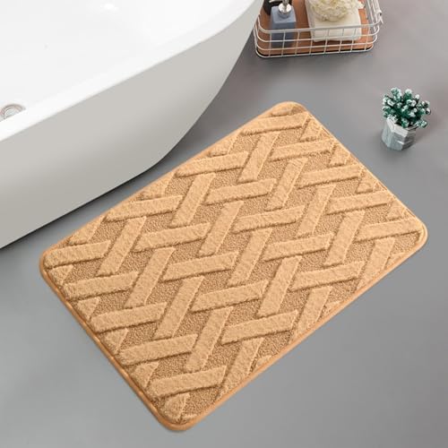 Bath Mat Rug Gold