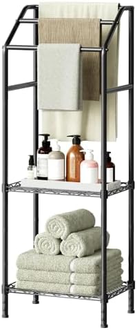 HOOBRO 478 Tall Freestanding Towel Rack with 3 Tiers