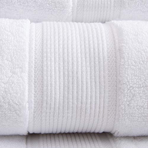 Madison Park 800 GSM Luxury Cotton Bath Towel Set 8 Piece White
