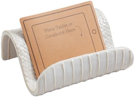 Mud Pie Ceramic Cookbook Holder