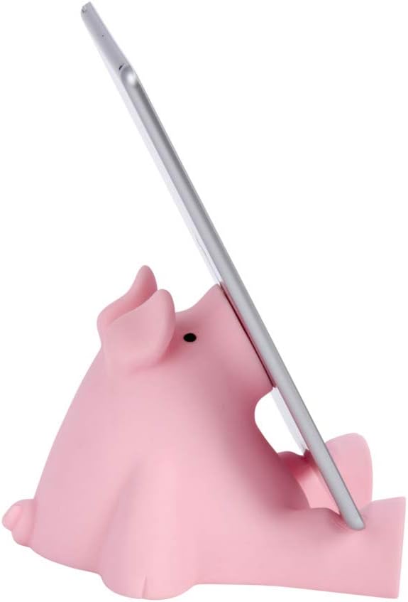WENKO Fun Pig Multi-Functional Cookery Book Tablet Holder Pink