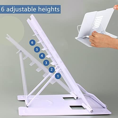 Adjustable Metal Desk Book Stands for Reading Comfort