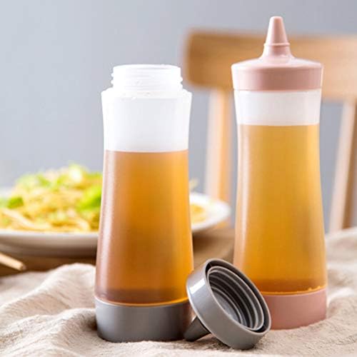 Reusable Squeeze Bottle for Dining Salad Dressing Bottle Condiment Dispenser