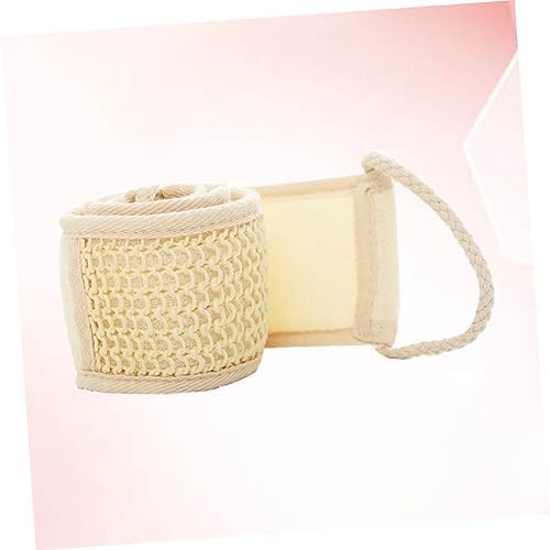 Beige Exfoliating Bath Towel