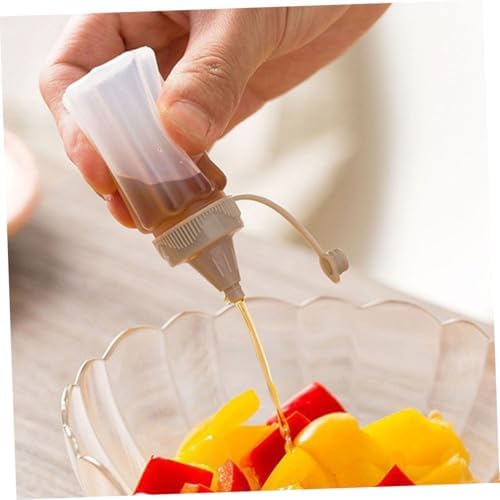 12-Pack Reusable Mini Squirt Condiment Bottles