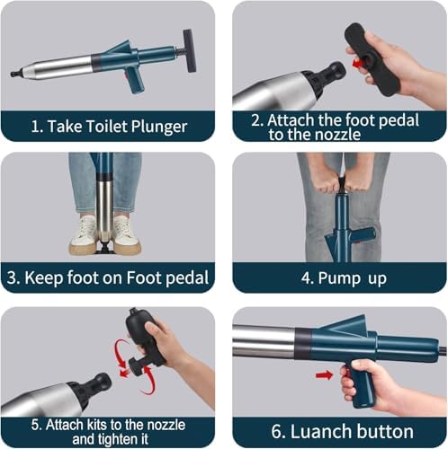 ProspBegal High Pressure Toilet Plunger
