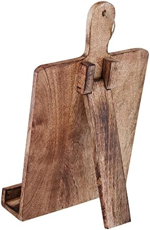 Eximious wedding gift wooden cookbook stand 95x15x14 inches