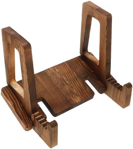 Magiclulu Retro Wood sAdjustable Retro Wooden Book Stand cookbook Holder Lap desk Organizer