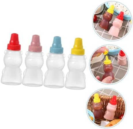 Cabilock 8 Pack Mini Bear Condiment Bottles 1