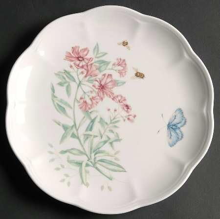 Vivid Butterfly Meadow Accent Luncheon Plate Elegant Dinnerware for Home Kitchen