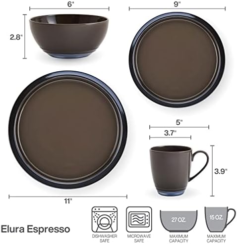 Stylish 16-Piece Dinnerware Set for Kitchen