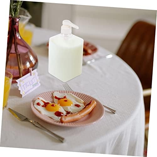 Cabilock 1600ml Transparent Plastic Syrup Dispenser