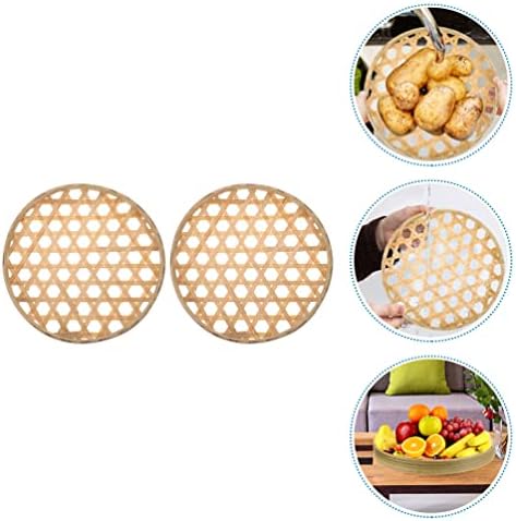 Bamboo Sieve Basket Set 2-Pack