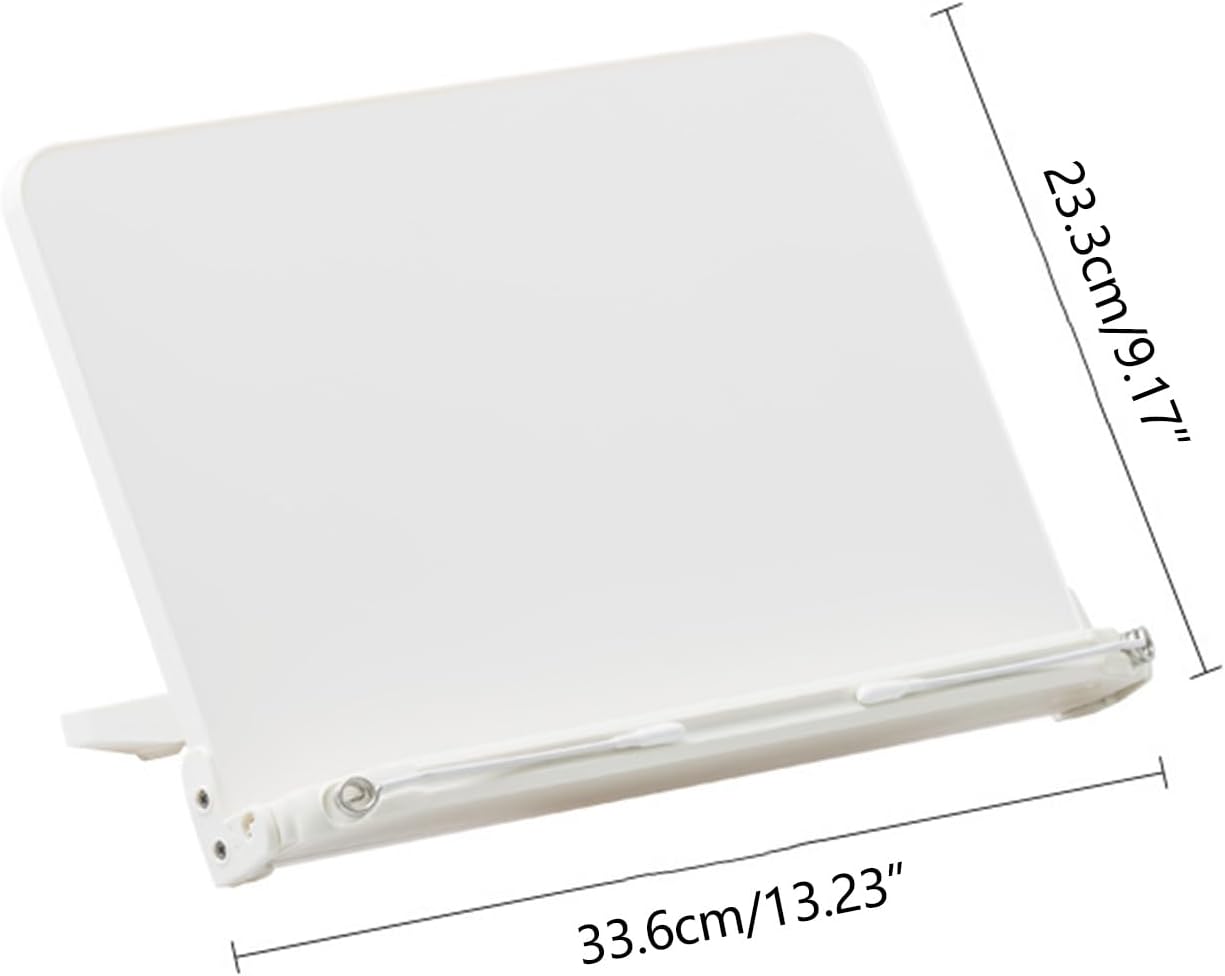 Foldable Cookbooks Stand Adjustable Reading Bracket for Home and School