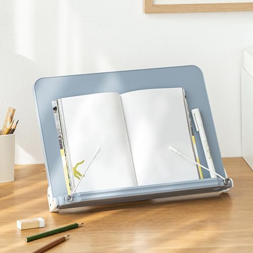 Foldable Cookbooks Stand Adjustable Reading Bracket for Home and School