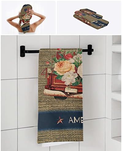 Vibrant Design Travel Bath Towels Set