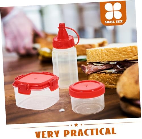 KICHOUSE Mini Sauce Dispenser Set
