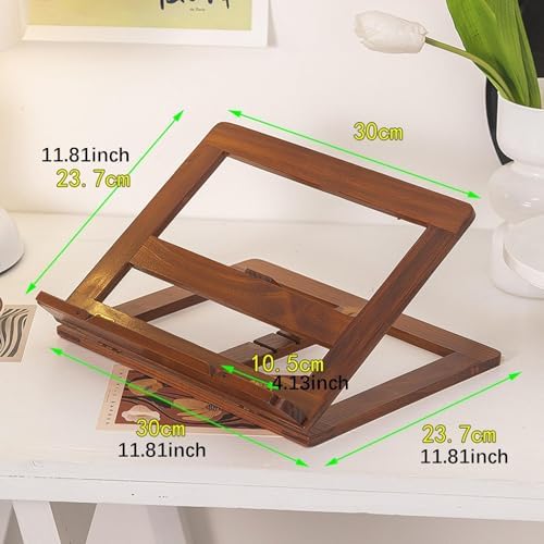 Adjustable angles multi-functional stylish book stand for avid readers and techies