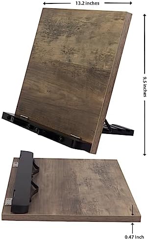 Adjustable Bamboo Book Stand