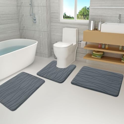 Buganda Memory Foam Bath Mat 36x24