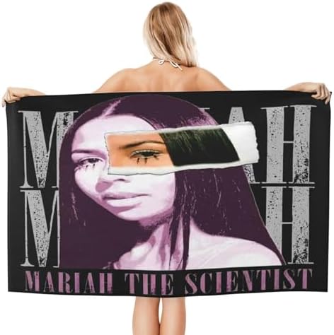 Utxnjskl Mariah The Music Scientist Bath Towel Microfiber 52x32 inches