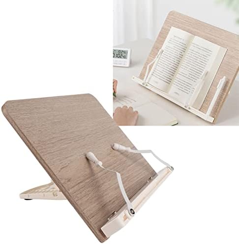 Book Stand Portable Cookbook Holder for Recipe Books