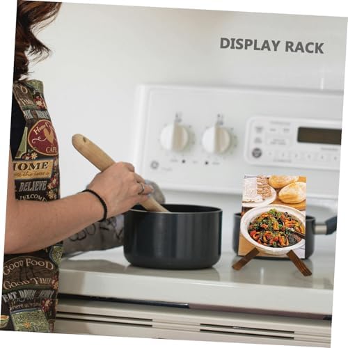 BRIGHTFUFU Multi-Function Recipe Holder Kitchen Book Stand Sturdy Anti-Fall