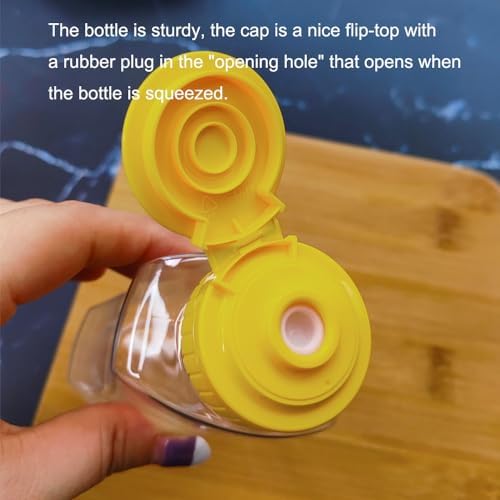 2-Piece Honey Bottle Squeezer Dispenser for Syrups Ketchup or Herbs