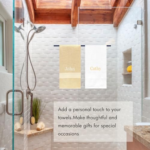 Shape28 Custom Embroidered Bath Towels