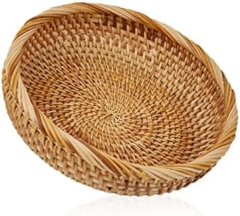 Natural Rattan Hand-Woven Small Fruit Basket