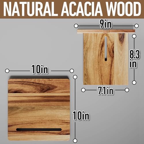 Acacia KitchenBook Stand - exquisite design for easy cooking