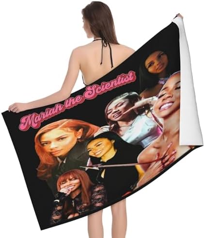UtxnjsklMariah The Music Scientist Bath Towel