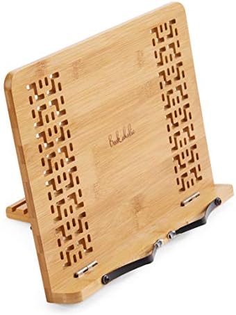 Bookaholic Bamboo Book Stand Eco-Friendly Portable and Durable