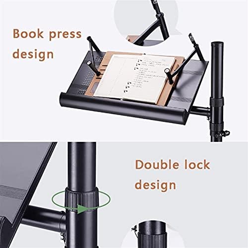 Adjustable Tablet Floor Stand with Ergonomic Design