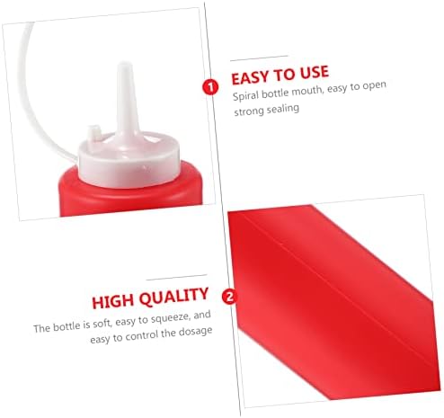 12-Piece Compact Squeeze Bottles for Kitchen Needs