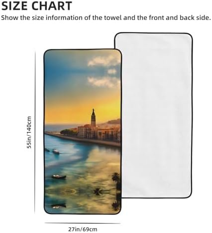 Sunset by The River Prints Coral Velvet Towel 27x55 in