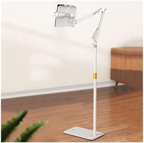 Adjustable Floor Stand for Tablets Laptops and Cookbooks