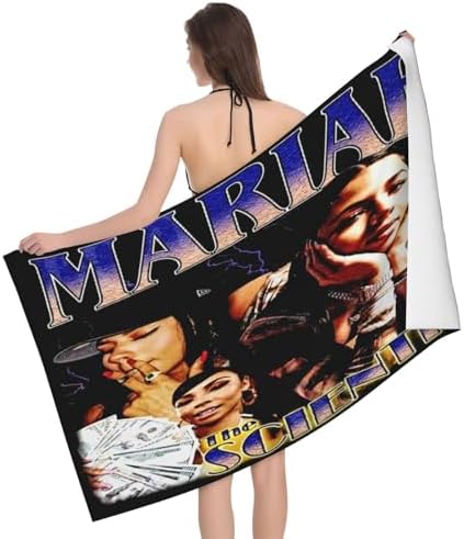 Connect with Mariah The Music Scientist 32x52 inch Quick Dry Microfiber Bath Towel